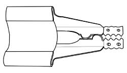 Zeichnung der Rollladenklemme Ferrolix Rapid von Sträb